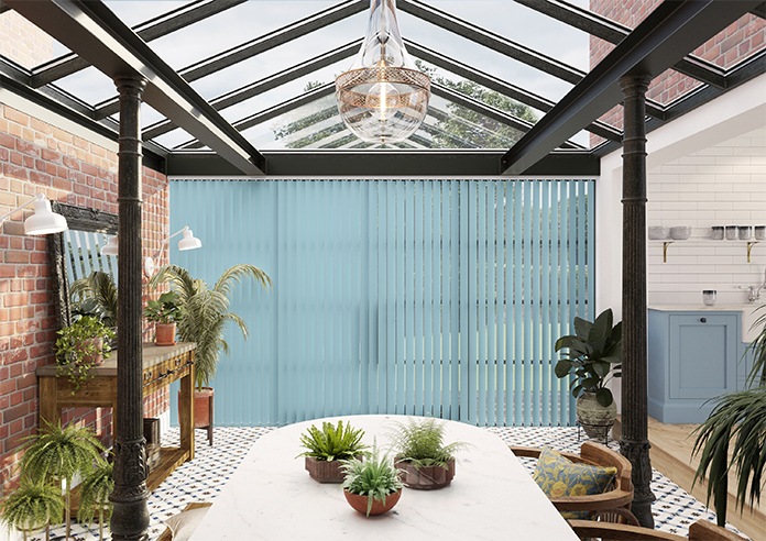 Trinity (FR Blackout), Tranquil - Vertical Blind - Image 8